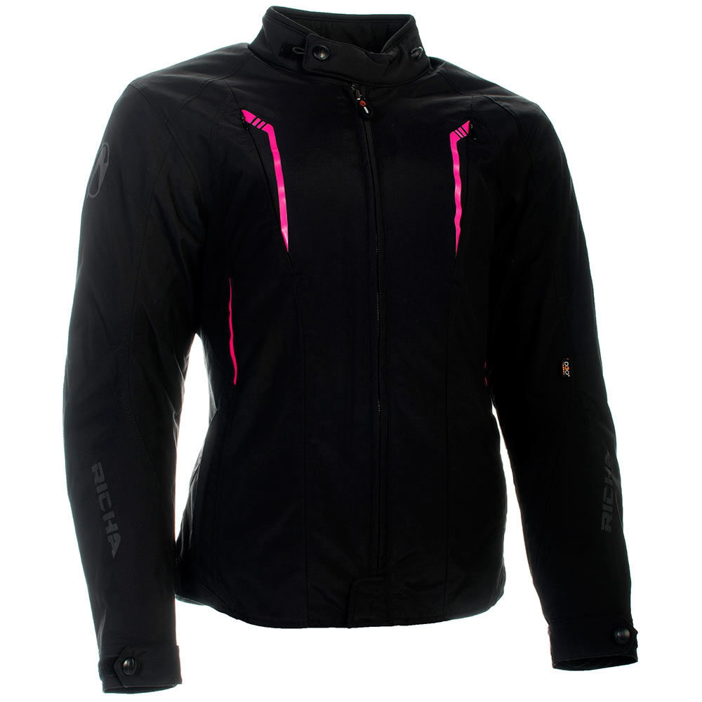 S Chaqueta Protecci/ón Motos Mujer Impermeable Damas Capa Rosa