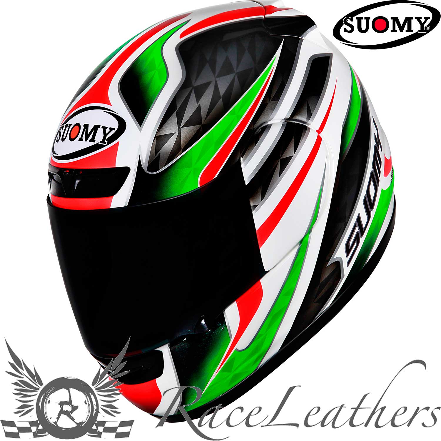 SUOMY APEX ITALY ITALIAN FLAG FULL FACE MOTORCYCLE MOTORBIKE HELMET | eBay